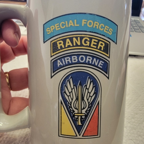 Special Forces Rangers Airborne Fort Polk Coffee Mug Collectible Memorabilia - Picture 6 of 9
